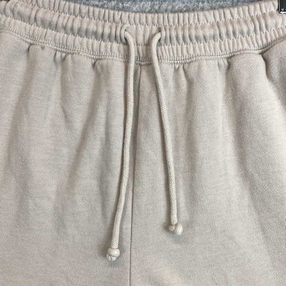 Aeropostale athletic shorts tan M drawstring comfy elastic baggy sweatshirt - Picture 2 of 10